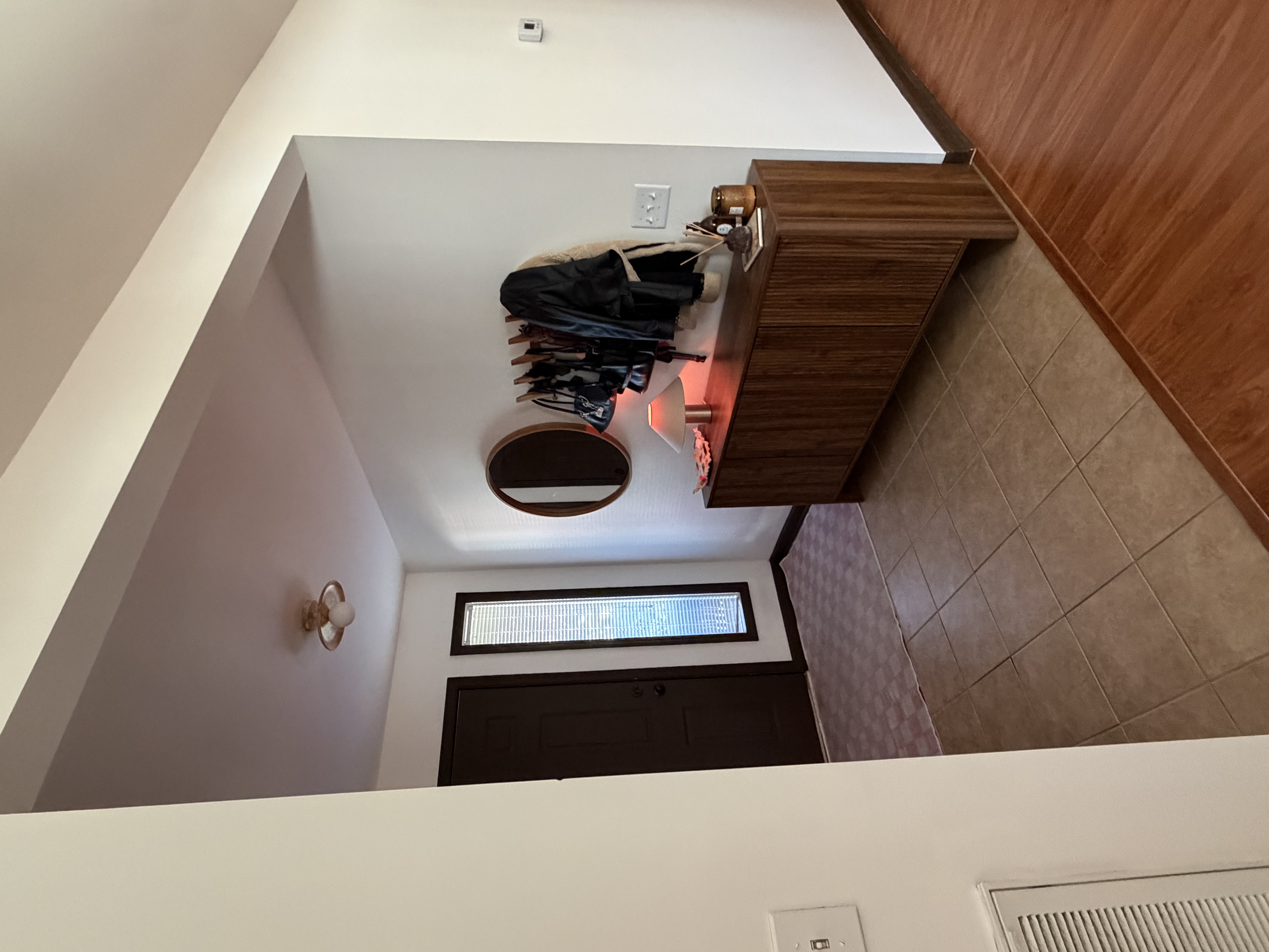 Stylish and functional entryway with clean finishes and welcoming design