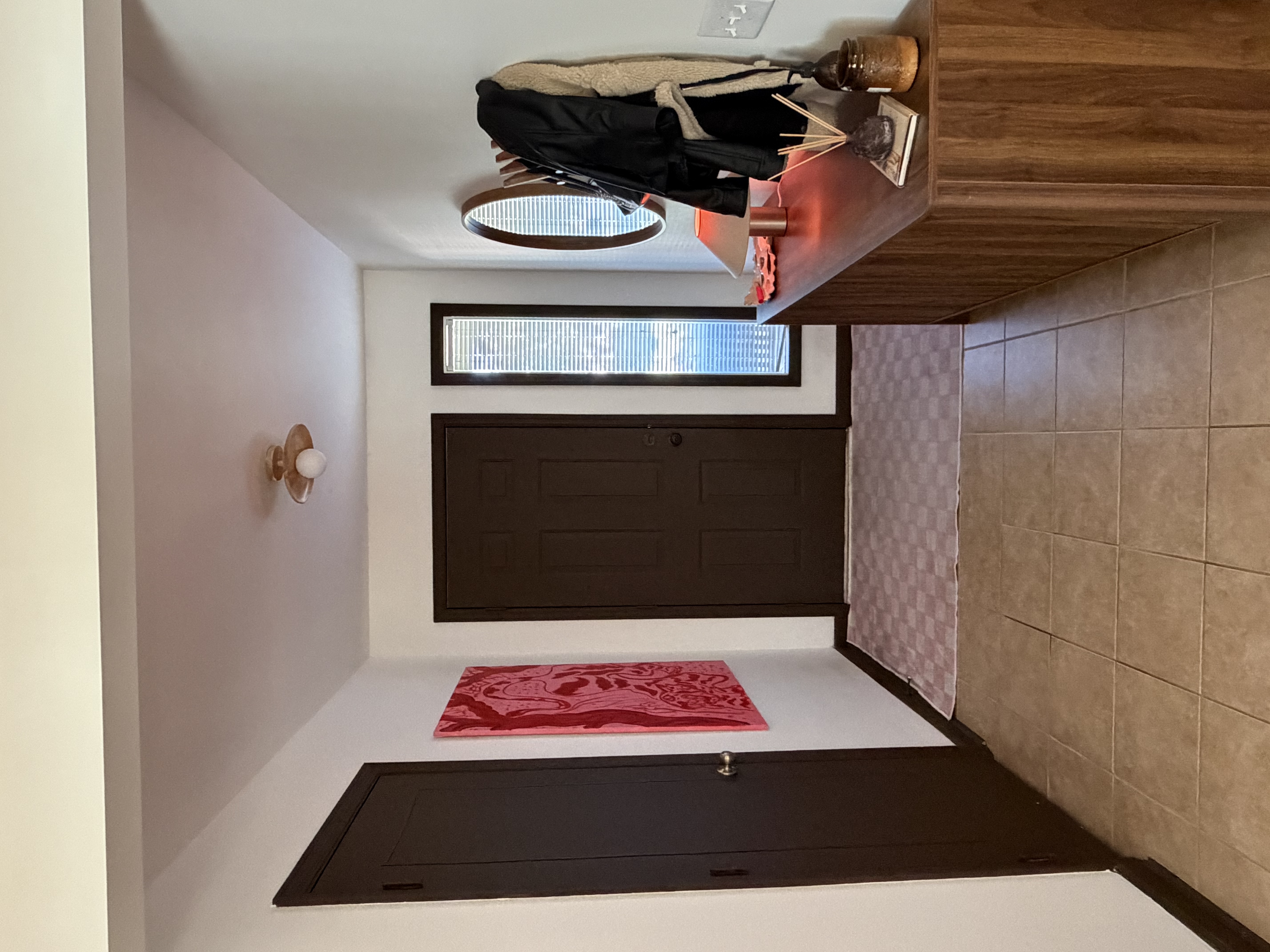 Stylish and functional entryway with clean finishes and welcoming design